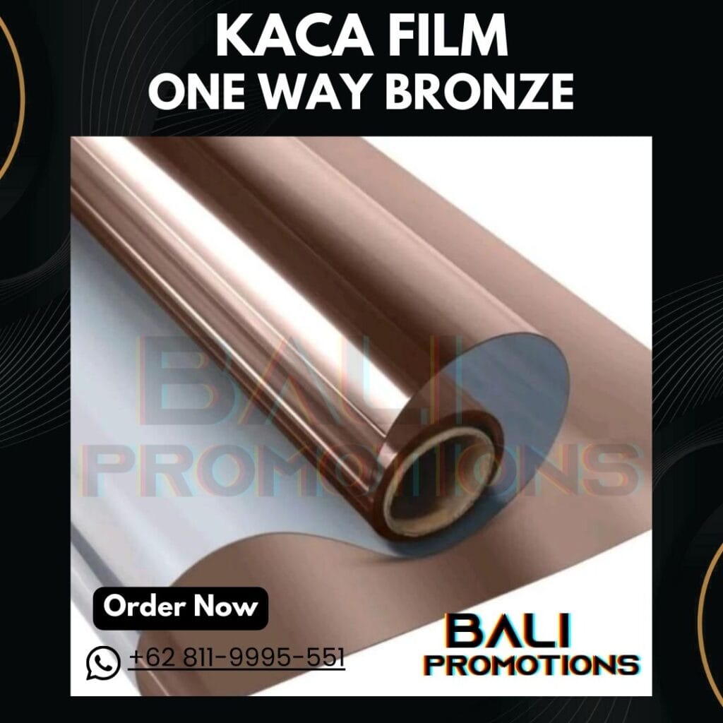 Kaca Film One Way Bronze