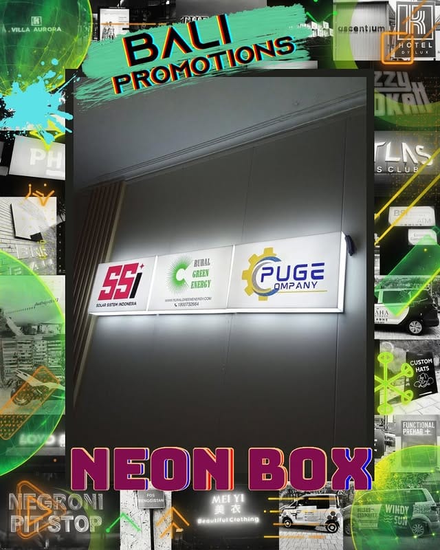 Jasa Pembuatan Neon Box Bali