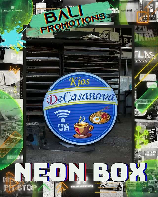 Jasa Pembuatan Neon Box di Bali: 5 Benefit Fantastis Branding Bisnis