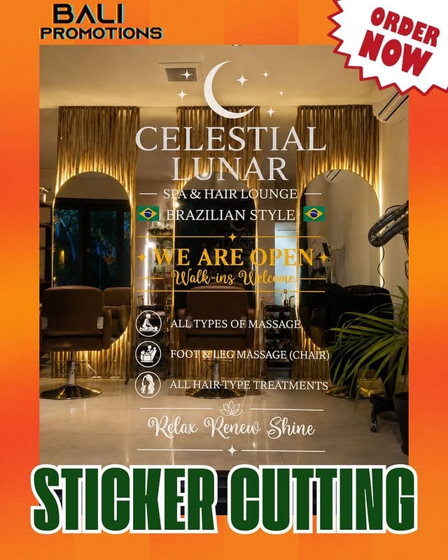 Panduan Cutting Sticker untuk Toko Bali: Tips Kaca Estetis