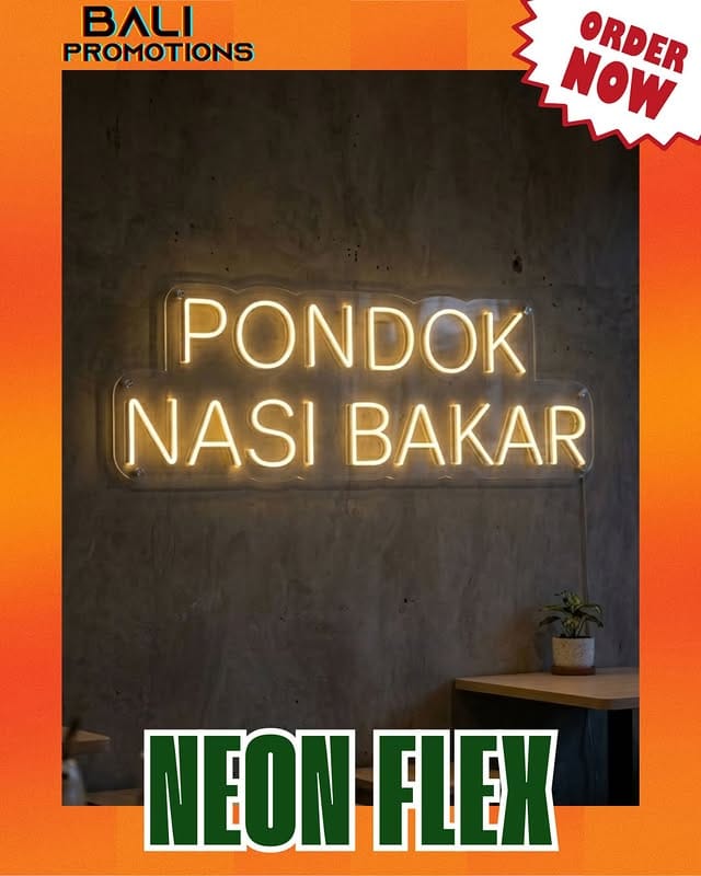 Neon Flex untuk Rumah Makan Bali: Dekorasi Resto Aesthetic 2026